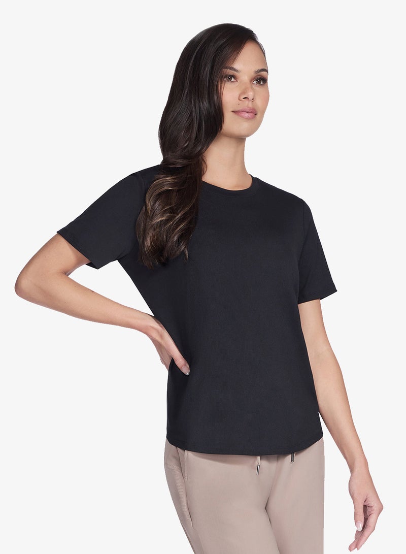 SKECHERS Gowalk Luxe Ribbed T-Shirt - Image 1